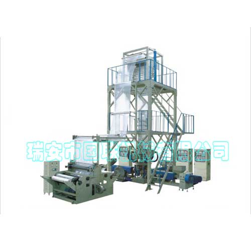 SJ-45*3/FM1000 SJ-50*3/FM1200 SJ-55*3/FM1500三層共擠旋轉(zhuǎn)機頭吹膜復合機組